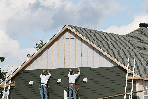 Professional Emergency Siding Repair technician working in Somerset, OH
